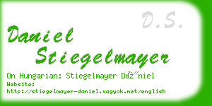 daniel stiegelmayer business card